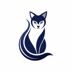 A Cat Logo Icon Illustration
