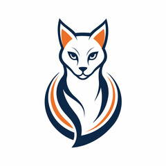 A Cat Logo Icon Illustration