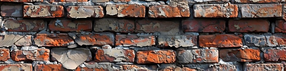 old brick wall concept illustration