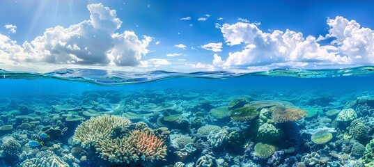 Underwater Coral Reef: Serene Beauty Below the Surface
