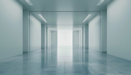 empty white room