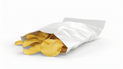 White Bag of Delicious Potato Chips Cut Out 8K

