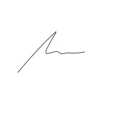 Hand Drawn Fake Signature 