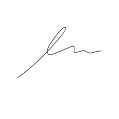 Hand Drawn Fake Signature 