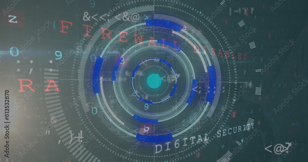 Poster image of scope scanning over data processing
