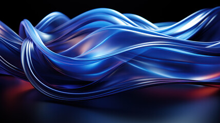 blue lines creates a beautiful pattern ,kinetic lines and curves