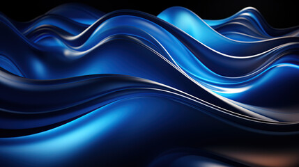 blue lines creates a beautiful pattern ,kinetic lines and curves