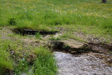 Photographs in the nature of Germany. The Urach Waterfalls are located in the town of Bad Urach.
