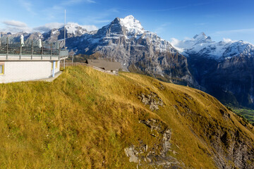 Bar at Cliff Walk in Grindelwald First, Switzerland