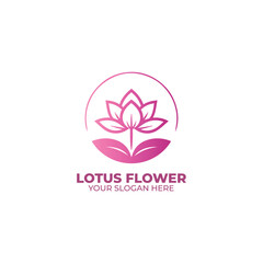 The Lotus Flower Logo Design