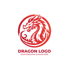 Red Spirit of Dragon Logo