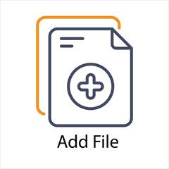Add File Vector icon