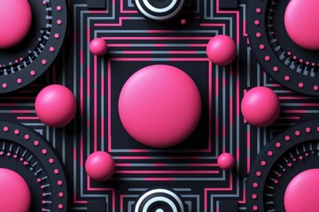 Obraz premium abstract geometric style background wallpaper design images