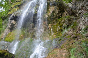 Photographs in the nature of Germany. The Urach Waterfalls are located in the town of Bad Urach.