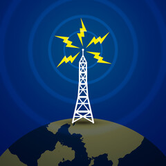 radio tower symbol