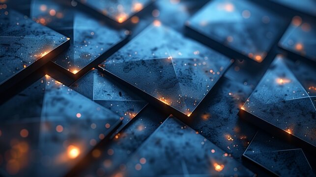 abstract technology background blue color 