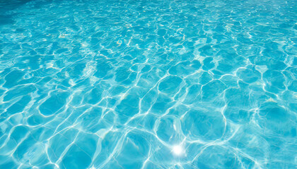 プールの水面の波紋 Generative AI	