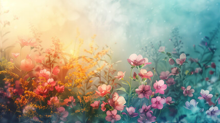 art abstract spring background or summer background with fresh