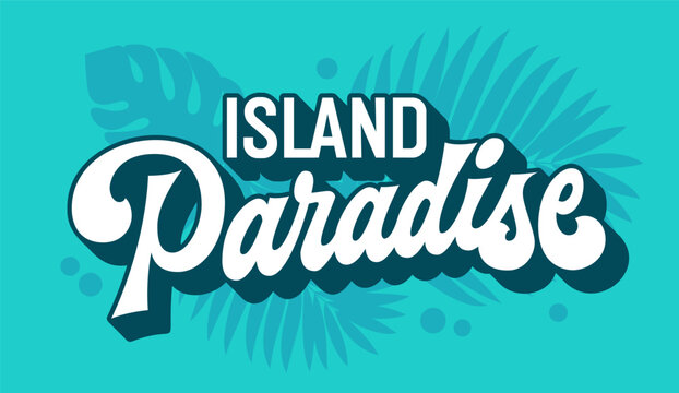 Island paradise, exotic lettering brings to mind secluded island escapes. Its tropical motifs and vibrant colors make it ideal for vacation-themed designs, such as travel posters and resort branding