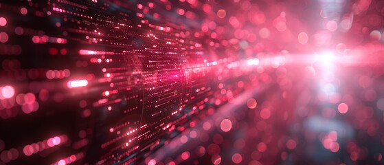 Fototapeta premium abstract technology background pink color 