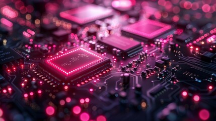 abstract technology background violet color 