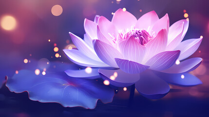 Beautiful purple lotus