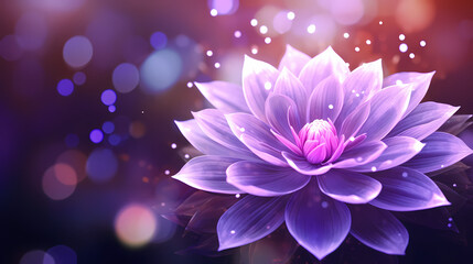 Beautiful purple lotus