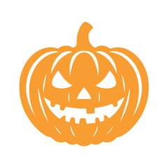 Scary Halloween pumpkin