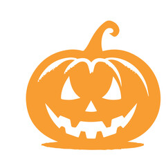 Scary Halloween pumpkin