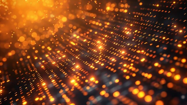 abstract technology background gold