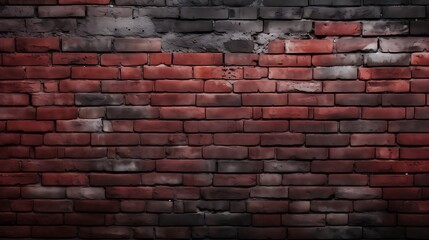 Texture of Red Painted Brick Wall as Background, Texture, red painted brick wall, background