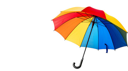 Obraz premium Colorful umbrella isolated on transparent background 