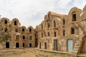 Fototapeta premium An ancient ksar - Berber village - in southern Tunisia