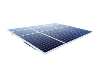 The image shows a solar panel, which is a device that converts sunlight into electricity.