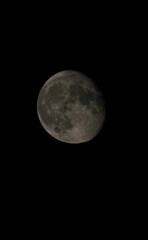 Full moon in night sky