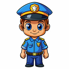 cartoon policeman