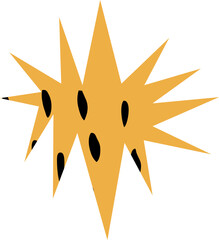 Abstract Doodle Shape Element