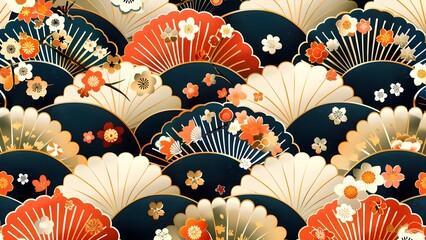 Japan abstract background traditional