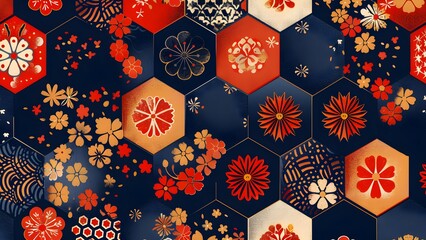 Japan abstract background traditional