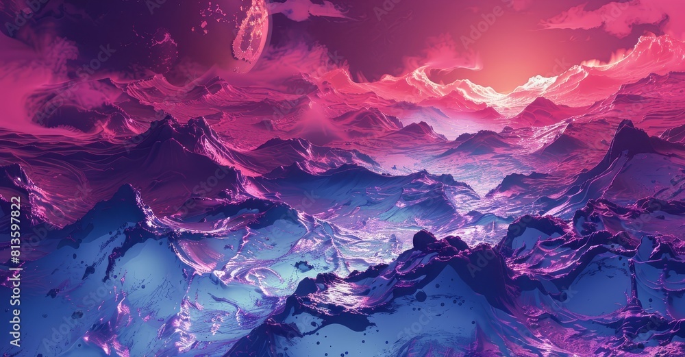 Poster detailed plasma environment flat design front view suspension medium theme water color complementary