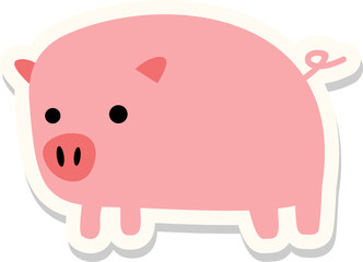 Farm Illustration Sticker Element