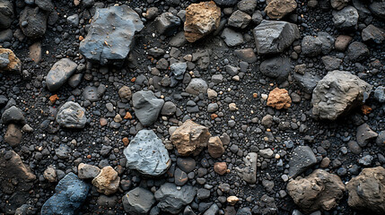 background of stones on ground