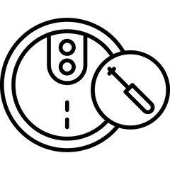 Robot Vacuum Cleaner Repair Icon