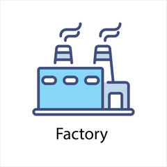 Factory Vector icon