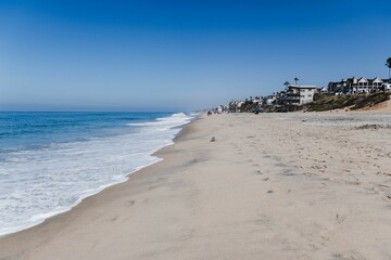 Beautiful view of the sea in Carlsbad, California, USA