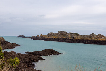 Fototapeta premium view of the coast of state
