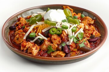 Fototapeta premium Ancho-Rubbed Turkey and Leftover Turkey Chili - A Tasty Leftover Turkey Recipe