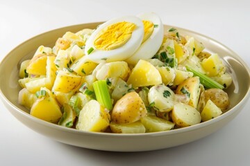 Wholesome Amish Potato Salad with Tangy Dressing and Creamy Mayonnaise