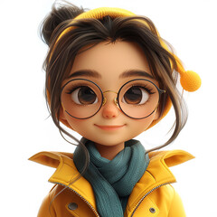 a photo of cute model character made with generative AI
