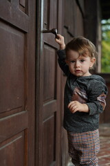 Boy with suitcase